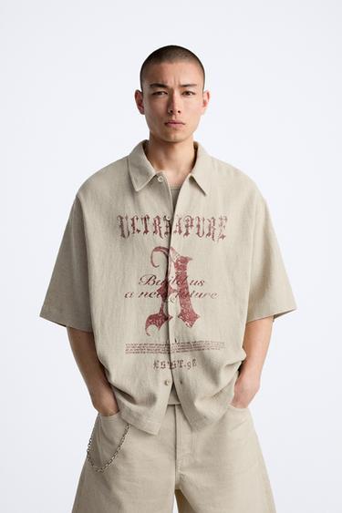 LINEN - COTTON OVERSHIRT