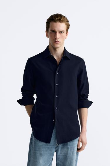 EASY CARE TEXTURED SHIRT